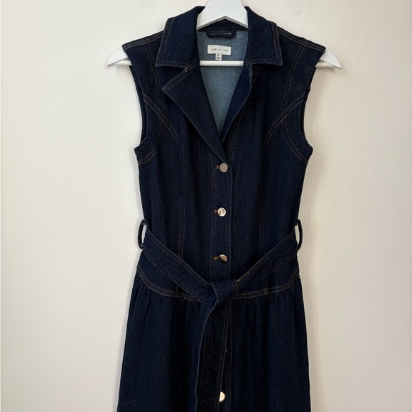 Adelyn Rae Navy Sleeveless Midi Dress - Picture 9 of 16